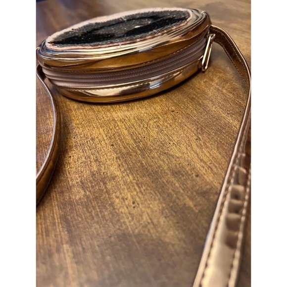 Fun Emoji Flip Sequins Round Crossbody Bag- Two Looks - Picture 3 of 6